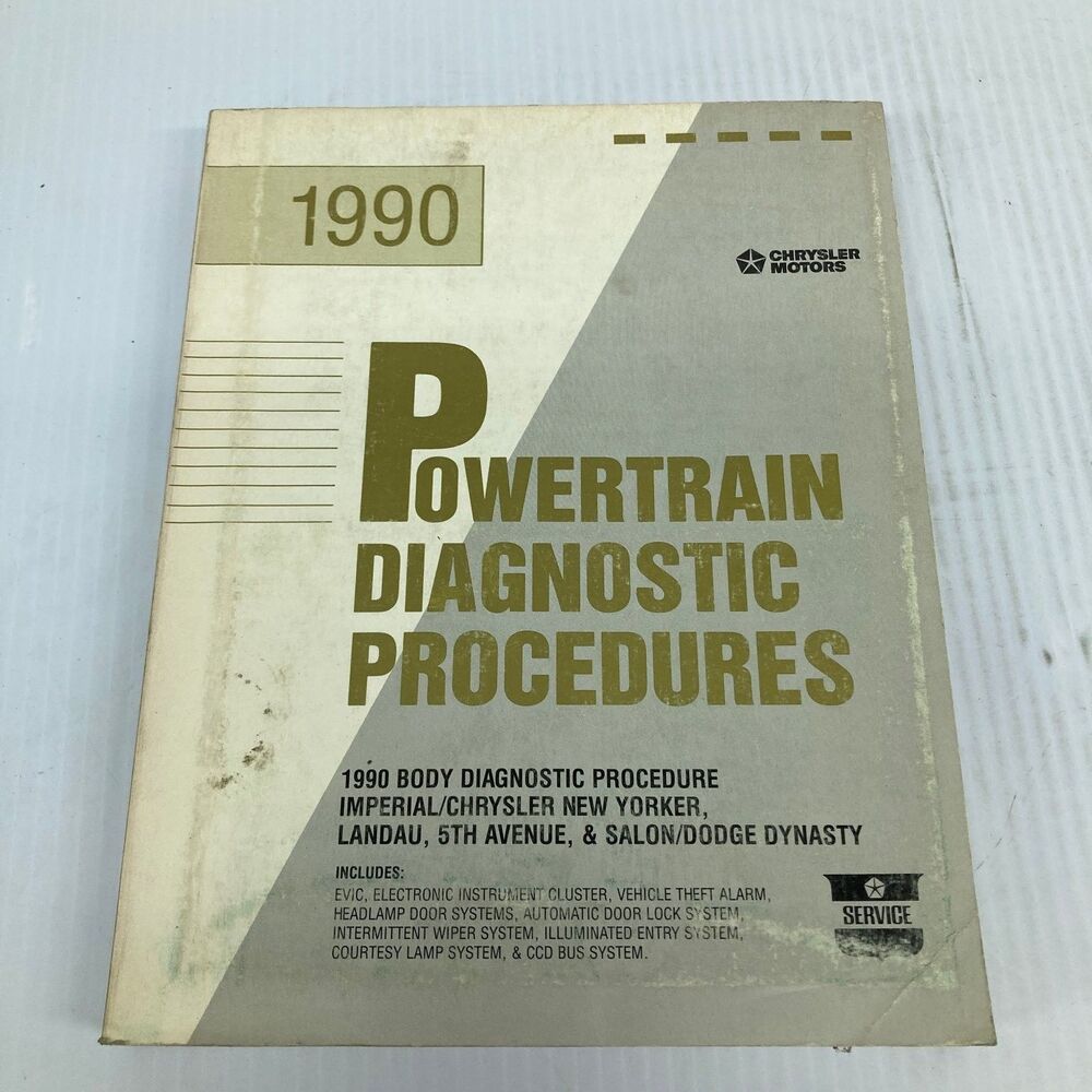 Chrysler Dodge Powertrain Diagnostic Procedures 1990